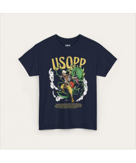Темно-синя футболка Usopp Sniper God з аніме-принтом
