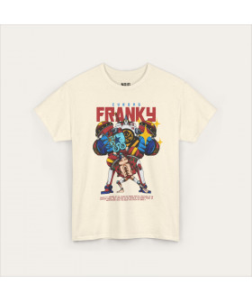 Натуральна футболка Franky Super Cyborg з аніме-принтом