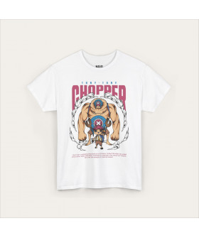 Біла футболка Tony Tony Chopper з аніме-принтом