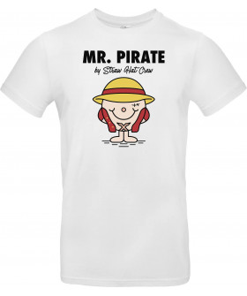 Футболка Білий з принтом «The Little Mr Pirate»