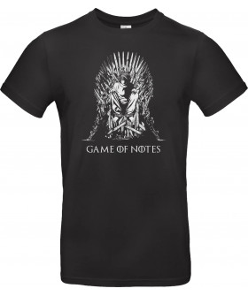 Футболка Чорний з принтом «Games of Notes»
