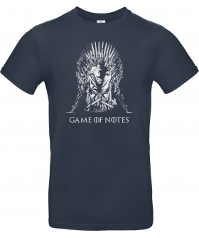 Футболка Темно-синій з принтом «Games of Notes»