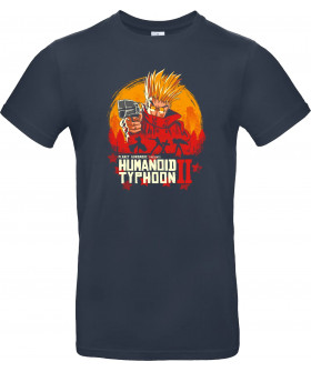 Футболка Темно-синій з принтом «Red Humanoid Typhoon II»