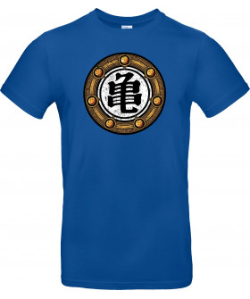 Футболка Білий з принтом «Turtle Kanji»