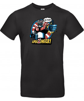 Футболка Білий з принтом «Amazinger»