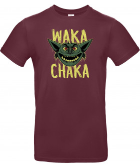 Футболка Сірий з принтом «Waka Chaka»