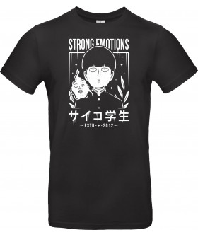 Футболка Чорний з принтом «Strong Emotions»