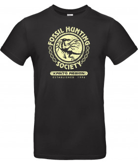 Футболка Чорний з принтом «Fossil Hunting Society»