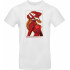 Унісекс сіра футболка з аніме-принтом «EVA : 02»