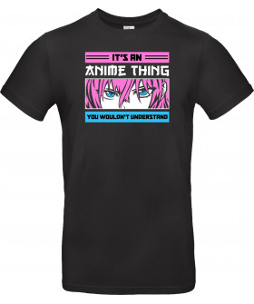 Футболка Темно-синій з принтом «Its an Anime Thing»