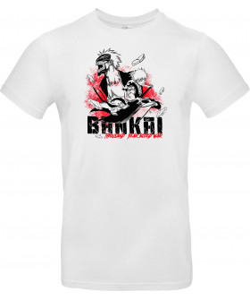 Футболка Білий з принтом «bankai»