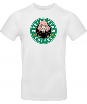 Футболка Чорний з принтом «anya coffee»