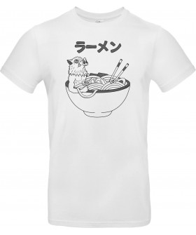 Футболка Білий з принтом «Beast Ramen V2»