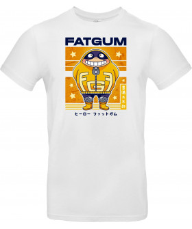 Футболка Білий з принтом «Fatgum»
