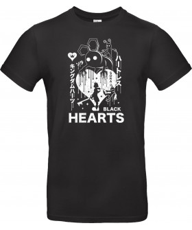 Футболка Сірий з принтом «Sora vs Heartless»