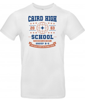 Футболка Білий з принтом «Caird High School Camp»