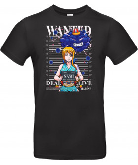 Футболка Чорний з принтом «Cat Burglar Wano Mugshot»