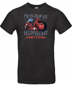 Футболка Білий з принтом «Neo Tokyo Midnight»