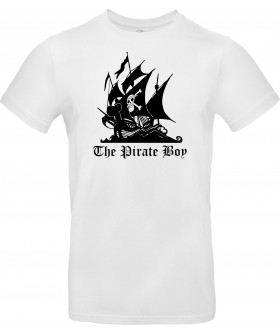 Футболка Білий з принтом «The Pirate Boy»