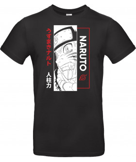 Футболка Чорний з принтом «Shinobi Uzumaki»