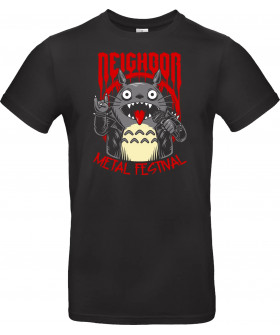 Футболка Чорний з принтом «Neighbor Metal Festival»