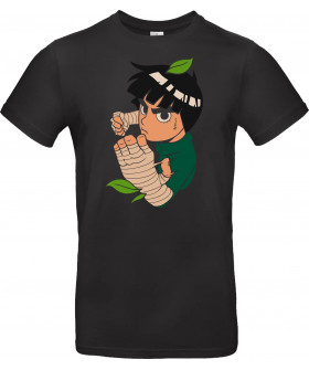Футболка Чорний з принтом «Rock Lee's Guts and Glory»