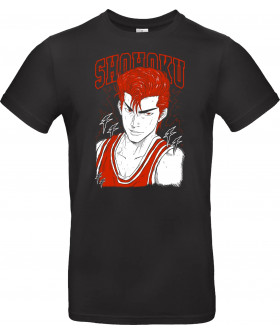 Футболка Чорний з принтом «Sakuragi Hanamichi - Slam Dunk»