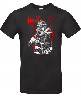Футболка Чорний з принтом «Kaiman - Dorohedoro»
