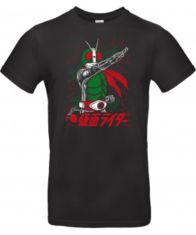Футболка Чорний з принтом «Masked Rider - Kamen Rider»