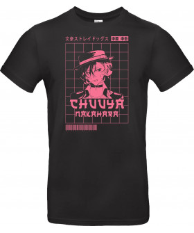 Футболка Чорний з принтом «Chuuya Nakahara»