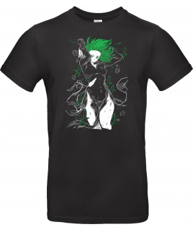 Футболка Чорний з принтом «Tatsumaki - One Punch Man»