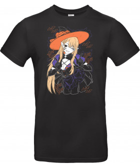Футболка Чорний з принтом «Marin Kitagawa Halloween - My Dress Up Darling»