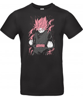 Футболка Чорний з принтом «Black Goku Ball - Dragon super»