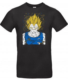 Футболка Чорний з принтом «Majin Vegeta Ball - Dragon Z»