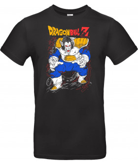 Футболка Чорний з принтом «Vegeta Great Ape Oozaru Ball - Dragon Z»