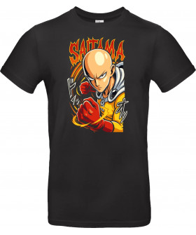 Футболка Білий з принтом «Serious Punch Man»