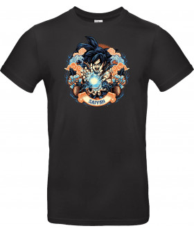 Футболка Білий з принтом «Legendary Saiyan»