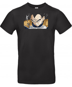 Футболка Білий з принтом «Prince Vegeta's Saiyan Rage»