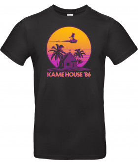 Футболка Темно-синій з принтом «Kame House 86»