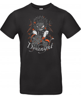 Футболка Чорний з принтом «Dynamight Bakugo»