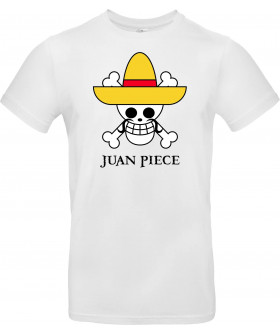 Футболка Білий з принтом «Juan Piece - Pirate King»