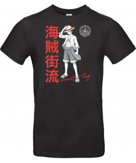 Футболка Білий з принтом «Pirate King Streetwear»