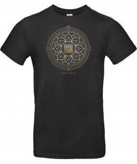 Футболка Чорний з принтом «White Lotus Order»