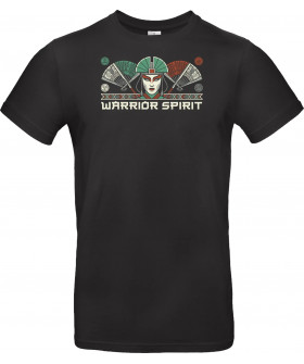 Футболка Чорний з принтом «Warrior Spirit»