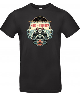 Футболка Білий з принтом «King of the Pirates Insignia»