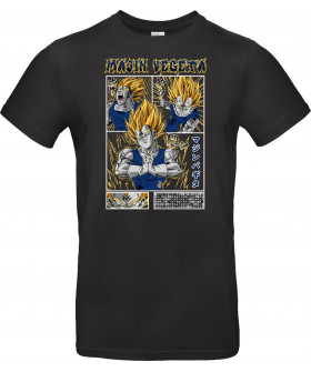 Футболка Темно-синій з принтом «Majin Vegeta»