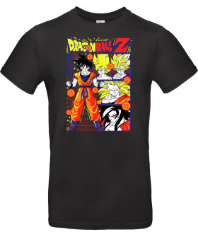 Футболка Чорний з принтом «Goku Dragon Z»