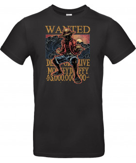 Футболка Темно-синій з принтом «Wanted in the High Seas»