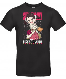 Футболка Чорний з принтом «Becky Blackbell Spy x Family»