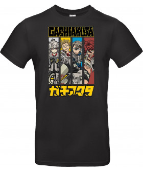 Футболка Білий з принтом «Gachiakutaa»